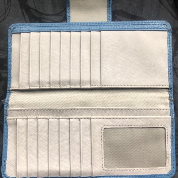 Fossil blue leather wallet - Picture 6 of 6